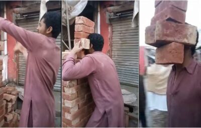 वीडियो: पाकिस्तान के शख्स का दांतों से हैरान कर देने वाला स्टंट !