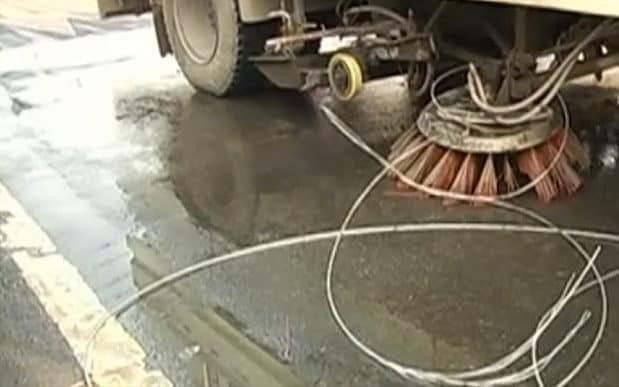 street sweeper truck