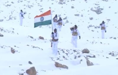 वीडियो :  माइनस 30 डिग्री तापमान में ITBP के हिमवीर हिमालय में 18 हजार फुट की ऊंचाई पर राष्ट्रीय ध्वज के साथ